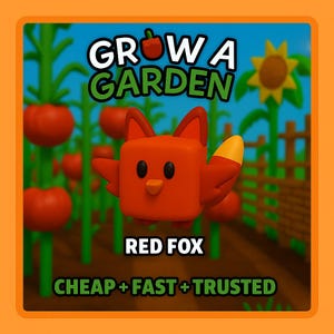 Grow a Garden Red Fox Pet