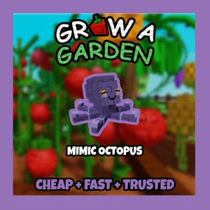 Grow a Garden Mimic Octopus Pet Roblox
