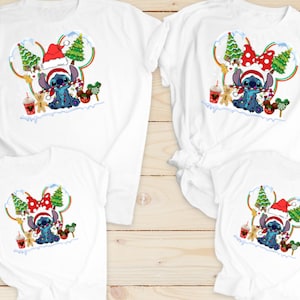 Magliette per la famiglia abbinate, magliette natalizie per la famiglia, magliette natalizie, famiglia, bambini, adulti, scatola della vigilia di Natale, regalo, Babbo Natale, mamma, papà, fiocco per lui e per lei, stagione