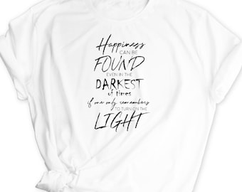 Camiseta mágica com citação de bruxo unissex adultos crianças Harry luz slogan top bruxo varinha mágica presente filme camiseta branca