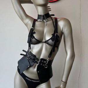 Gothic Faux Leather Corset Belt: Steampunk Waist Cincher