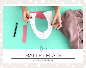 Shoemaking Video Tutorial for DIY Ballet Flats Shoes - Make Your Own Pair of Shoes with EasyShoeMaking Online Shoemaking Video Lessons