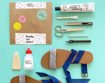 Shoemaking DIY Tools Kit to Make Your Own Sandals Shoes