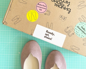 Shoemaking DIY COMPONENTS Kit to Make Your Own Ballet Flats Shoes