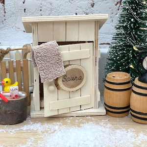 2 Paar Miniatur Holzschuhe - DIY Puppenhaus Zubehör Zum Bemalen & Dekorieren