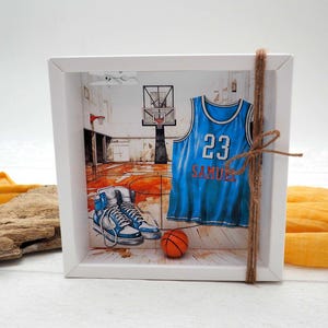 Geldgeschenk Basketball personalisiert MIT NAMEN Verpackung Weihnachten Geburtstag Gutschein