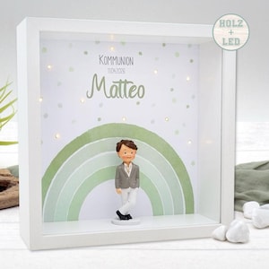 Könnte beinhalten: Ein Set aus drei Keramikbechern mit gesprenkelter, matter Oberfläche. Die Becher sind in Creme-, Hellbraun- und Dunkelbrauntönen gehalten. Jeder Becher hat ein schlichtes, minimalistisches Design.