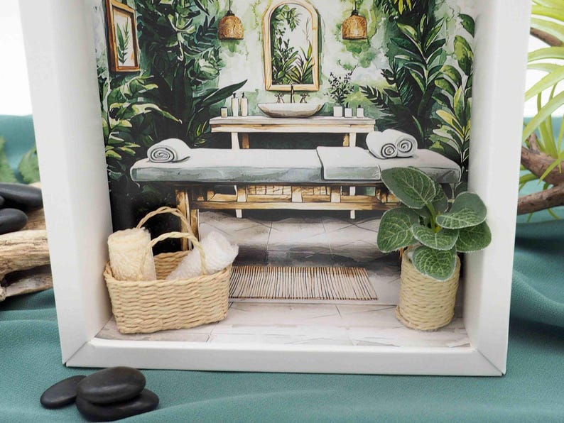 Geldgeschenk Verpackung Massage Wellness Entspannung Erholung Auszeit Gutschein Geschenk Mann Frau afbeelding 3