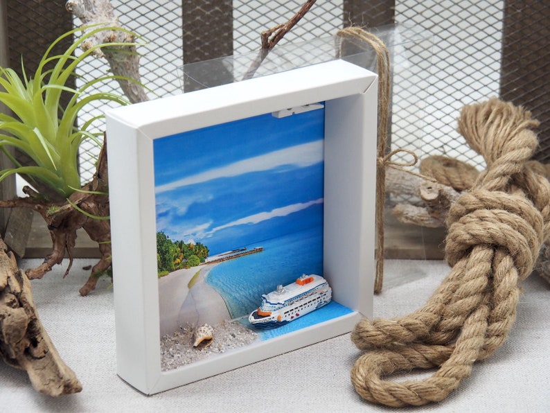 Geldgeschenk Verpackung Kreuzfahrt Kreuzfahrtschiff Karibik Geldverpackung Urlaub Reise Weihnachten Bild 4