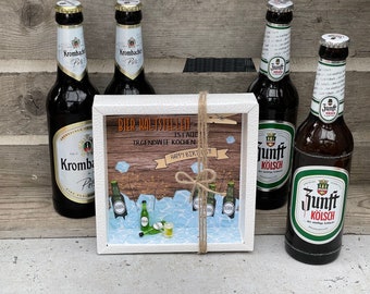 Geldgeschenk Verpackung Bier Happy Birthday Geschenk Männer Geschenkidee Geburtstagsgeschenk