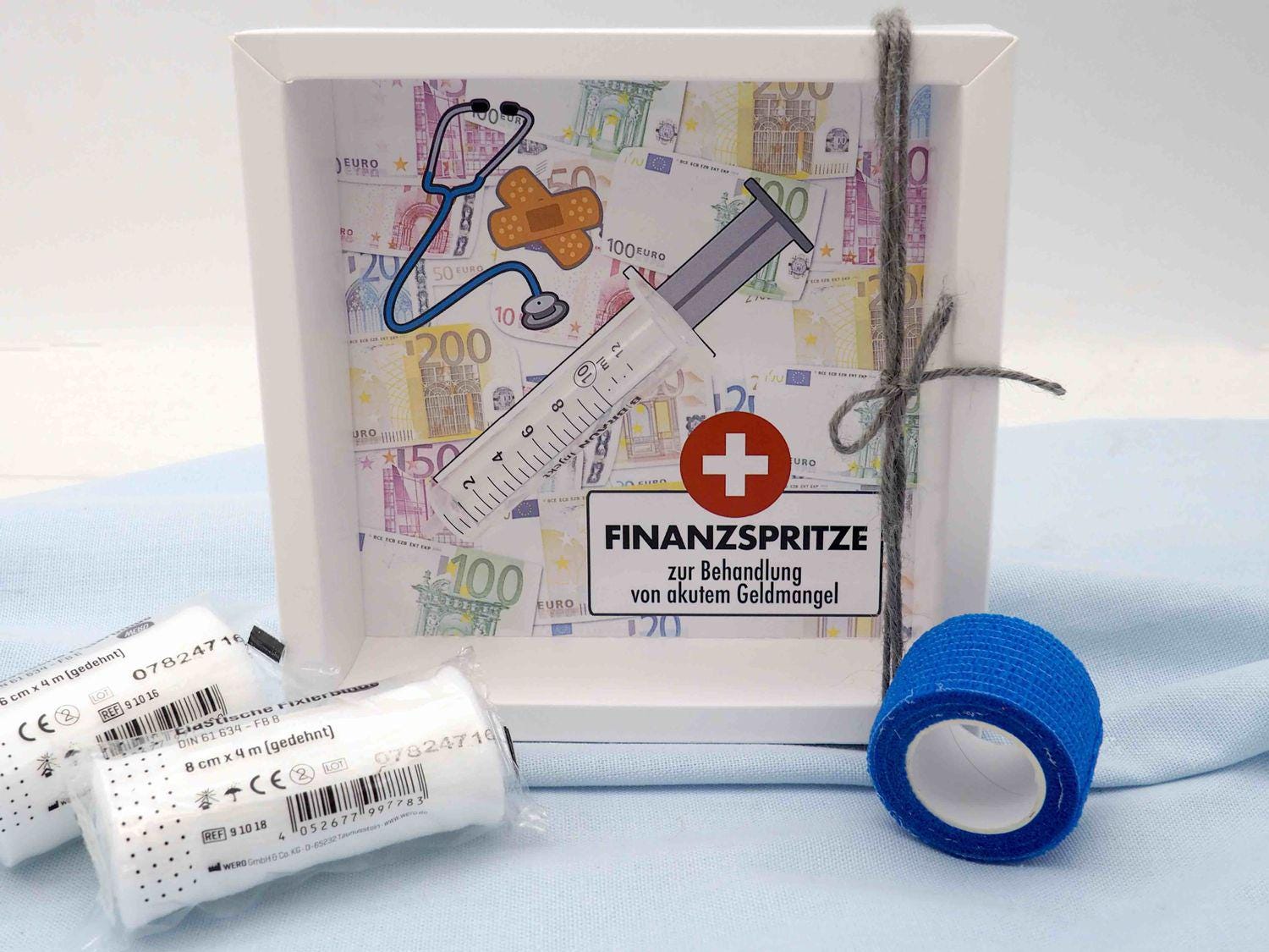 Geldspritze Als Geschenkverpackung Für Den Führerschein – Ca. 17,5 Cm Lang, Zum Selbst Befüllen