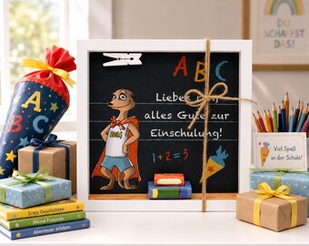 Personalized Money Gift Packaging for Back to School, Enrollment, School with Name - Meerkat