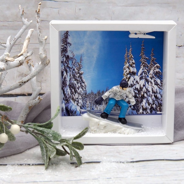 Geldgeschenkverpackung Snowboarder Geldgeschenk Verpackung Winterurlaub Geschenk Gutschein