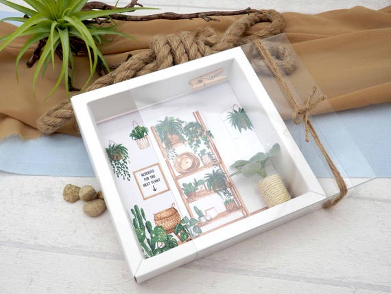 Geldgeschenk Verpackung Pflanzen Blumentopf Garten Blumen Gutschein  Geschenk Hochzeit Geburtstag Einzug - Etsy.de