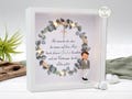 Gift frame, wooden picture frame, diorama, money gift, gift voucher, communion, confirmation, boy, eucalyptus, LED