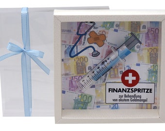 Geldgeschenk Verpackung Finanzspritze Geld Zuschuss Lustig Gutschein Geburtstag