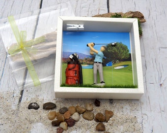 Money gift packaging golf man voucher golf accessories hobby gift idea birthday Christmas