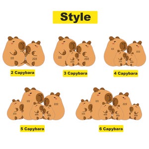 Custom Wooden Capybara Family Puzzle,wooden Animal Puzzle,wooden ...