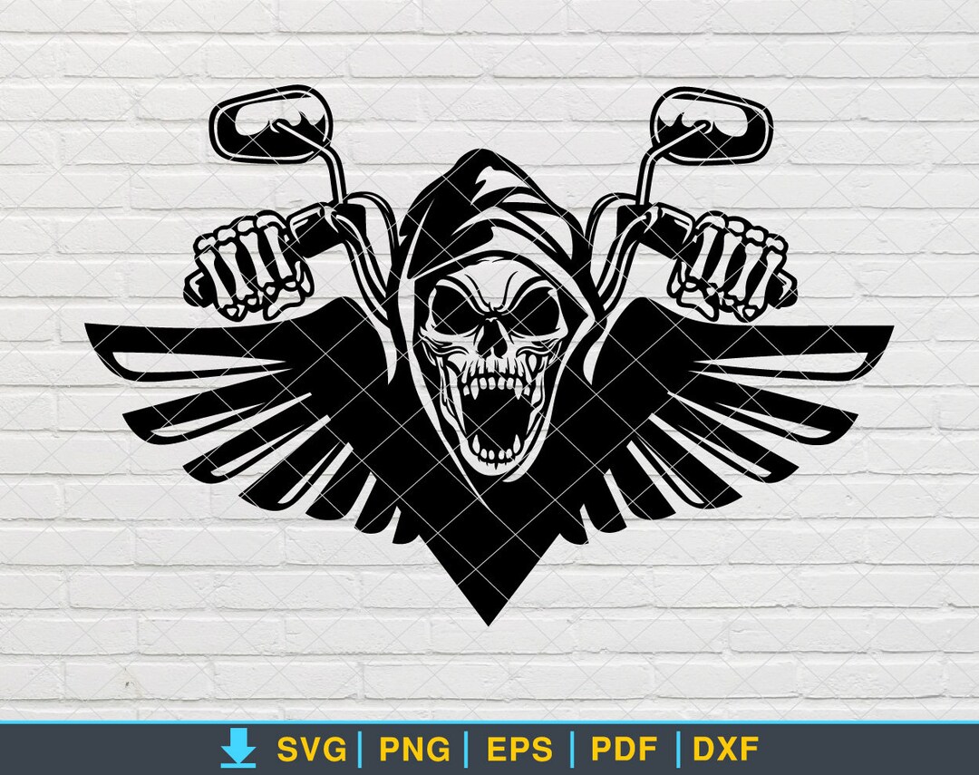 Motorcycle Skull Svg, Motorcycle Rider Svg, Motorcycle Svg, Chopper Svg ...