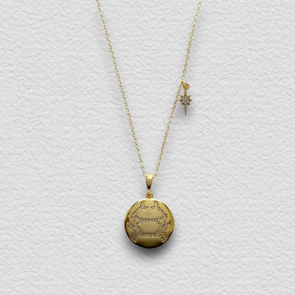 Cancer (Crab) Jun 22 - Jul 22 Zodiac Sign Pendant Necklace, Perfect for Astrology (Horoscope) Lovers, Birthdays and All Occasions