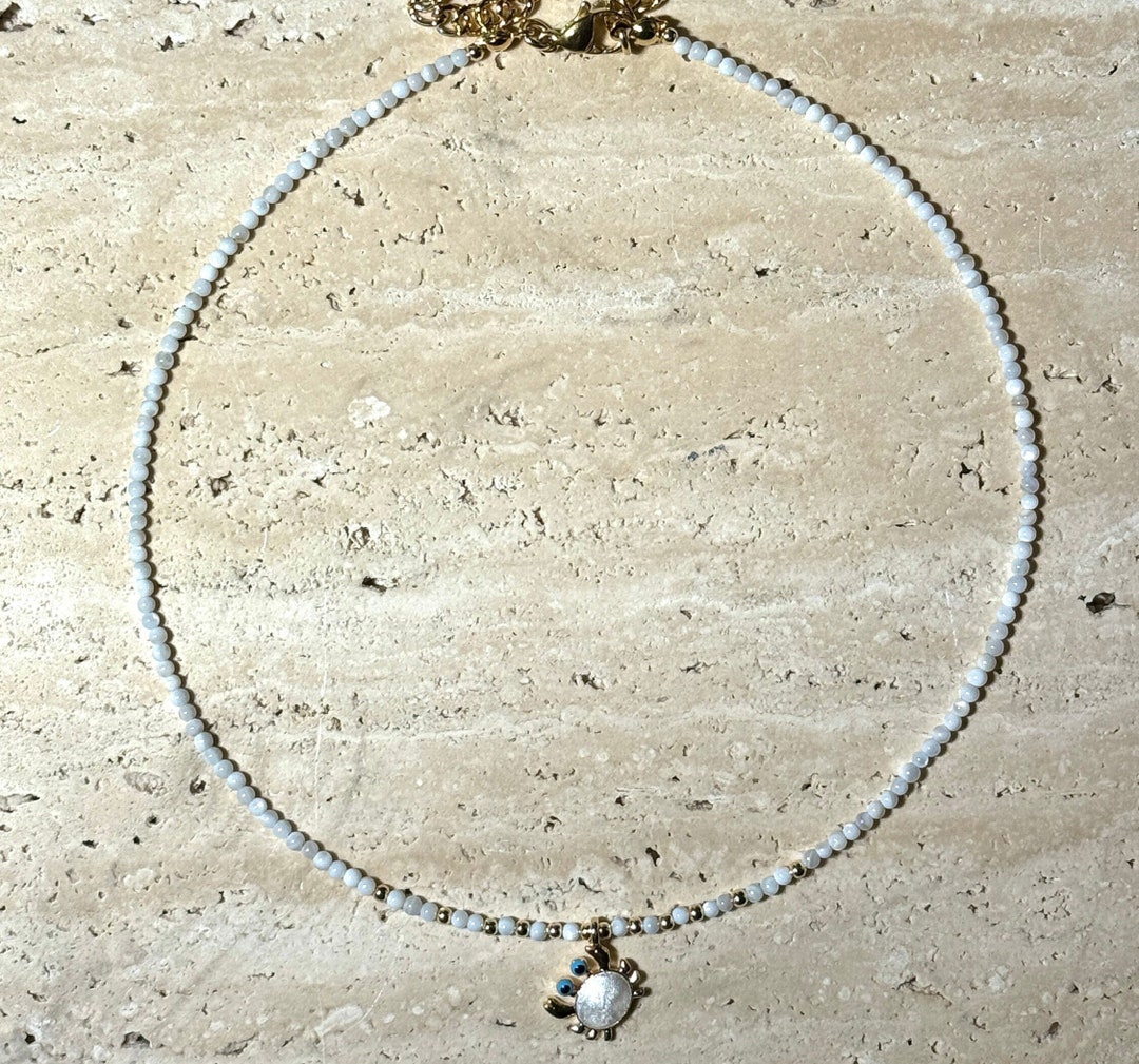Carmel Mother-of-Pearl Nugget Necklace