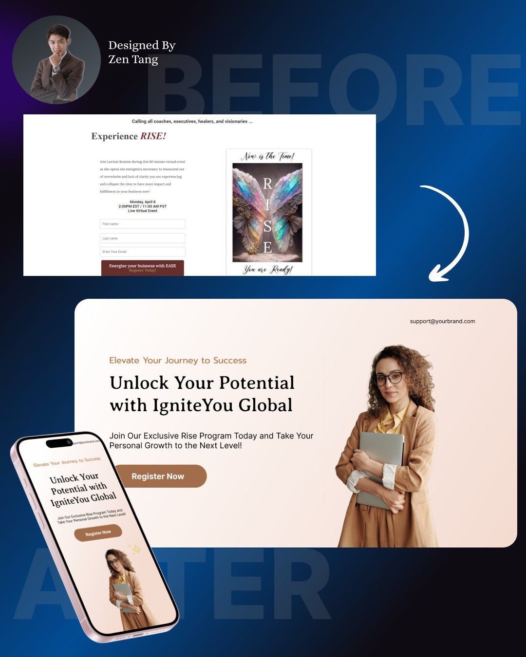 Website Redesign Landing Page - Etsy