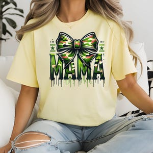 Mama Camo Coquette Bow PNG, Old School Camo png, Girls Camo Bow Png Shirt, Retro Hunting Sublimation, Coquette Bow Png, Camoflauge Print Png