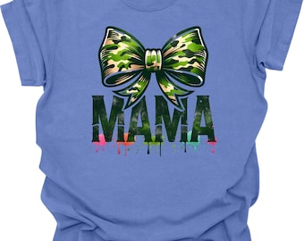 Mama Camo Coquette Bow PNG, Old School Camo png, Girls Camo Bow Png Shirt, Retro Hunting Sublimation, Coquette Bow Png, Camoflauge Print Png