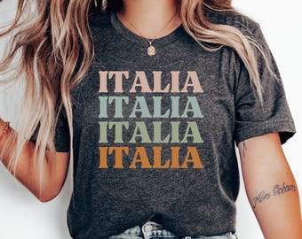 Italia T-Shirt, Family Trip, Love Italy Shirt, Italian Shirt, Honeymoon Shirt, Italy Gift, Italy Vacation, Travel, Anniversary, Italy Tee