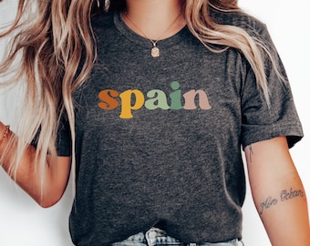 Spain T-Shirt, Spain Shirt, Spain Gift, Spanish Shirt, Spain Vacation, Honeymoon Shirt, Travel, Family Trip, Spain Tee, Spain Anniversary