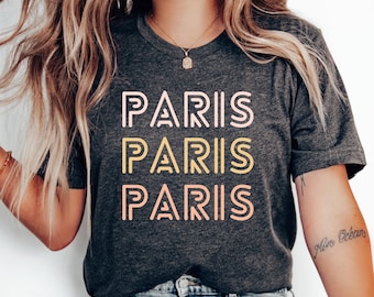 Paris T-Shirt, Paris Family Trip, Honeymoon Shirt, Paris Gift, Paris Vacation, French Shirt, Travel, Paris Trip, France Shirt, Paris Shirt