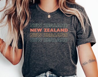 New Zealand T-Shirt, New Zealand Shirt, Love New Zealand Shirt, New Zealand Family Trip, New Zealand Vacation, New Zealand Gift, Honeymoon