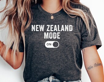 New Zealand Mode T-Shirt, Love New Zealand Shirt, New Zealand Vacation, New Zealand Family Trip, New Zealand Gift, Honeymoon Shirt, NZ Shirt