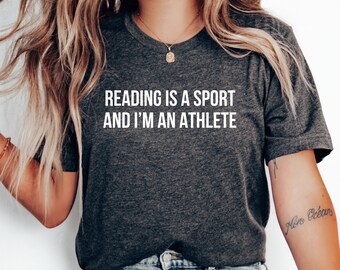 La lecture est un t-shirt de sport, chemise de bibliothécaire, chemise amateur de livres, chemise de professeur de lecture, chemise de lecture drôle, cadeau rat de bibliothèque, t-shirt rat de bibliothèque drôle