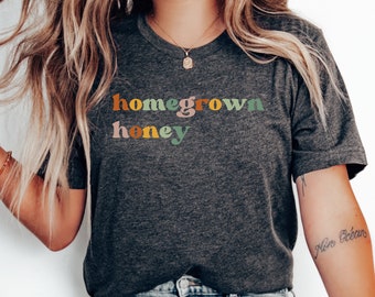 Inlandse honing T-shirt, zuidelijke meisje cadeau, Western Country shirt, land meisje shirt, grappige moeder shirt, boerderij shirt, Cowgirl land shirt