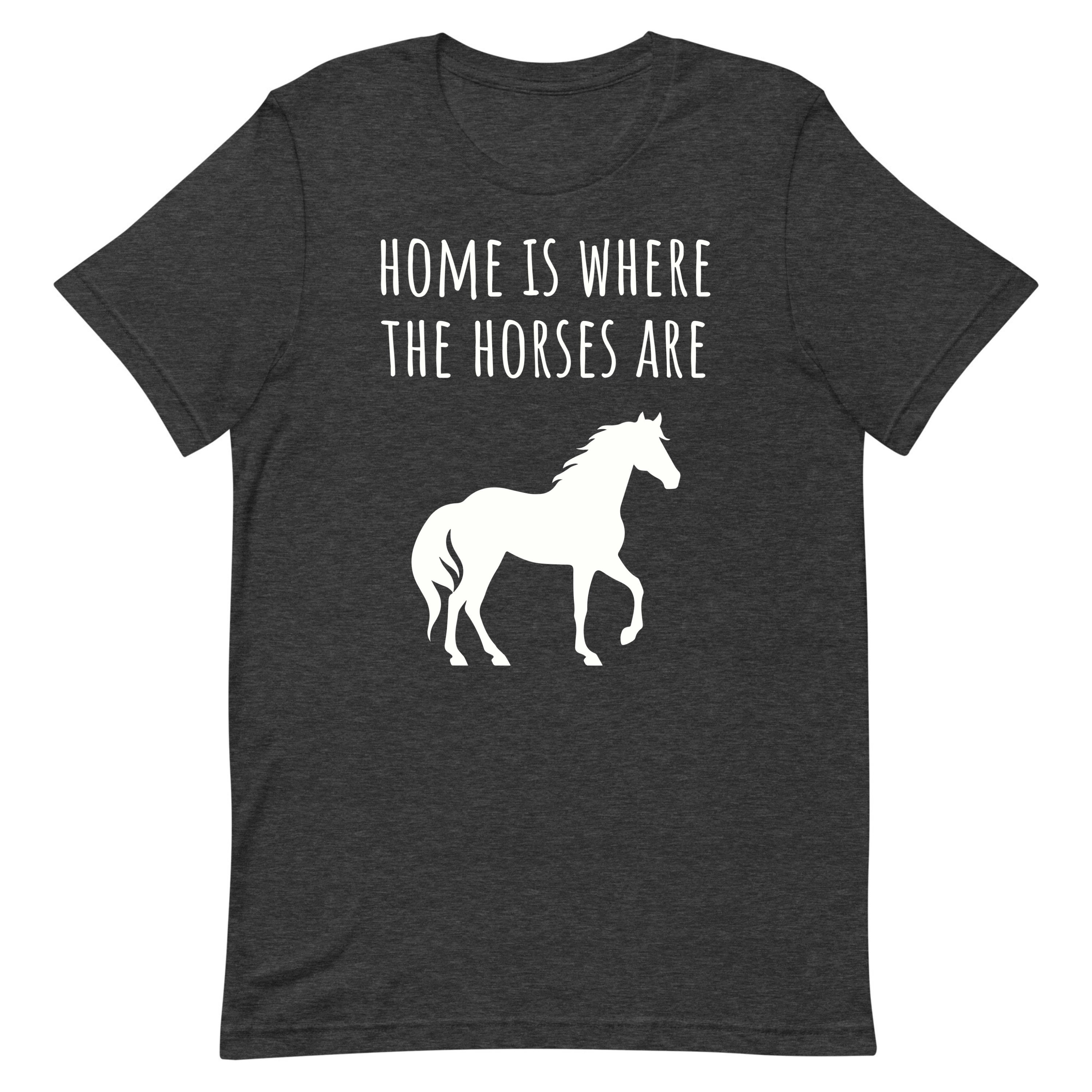 House on the hill L/S Tee (Brown Horse) Home is Where the Horses