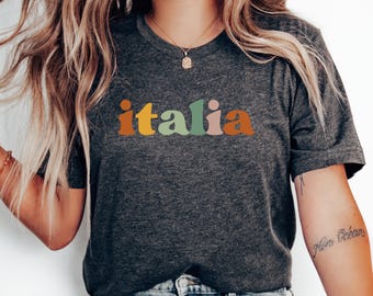 Italia T-Shirt, Love Italy Shirt, Honeymoon Shirt, Family Trip, Italian Shirt, Italy Vacation, Italy Gift, Italy T-Shirt, Italian Gift Tee