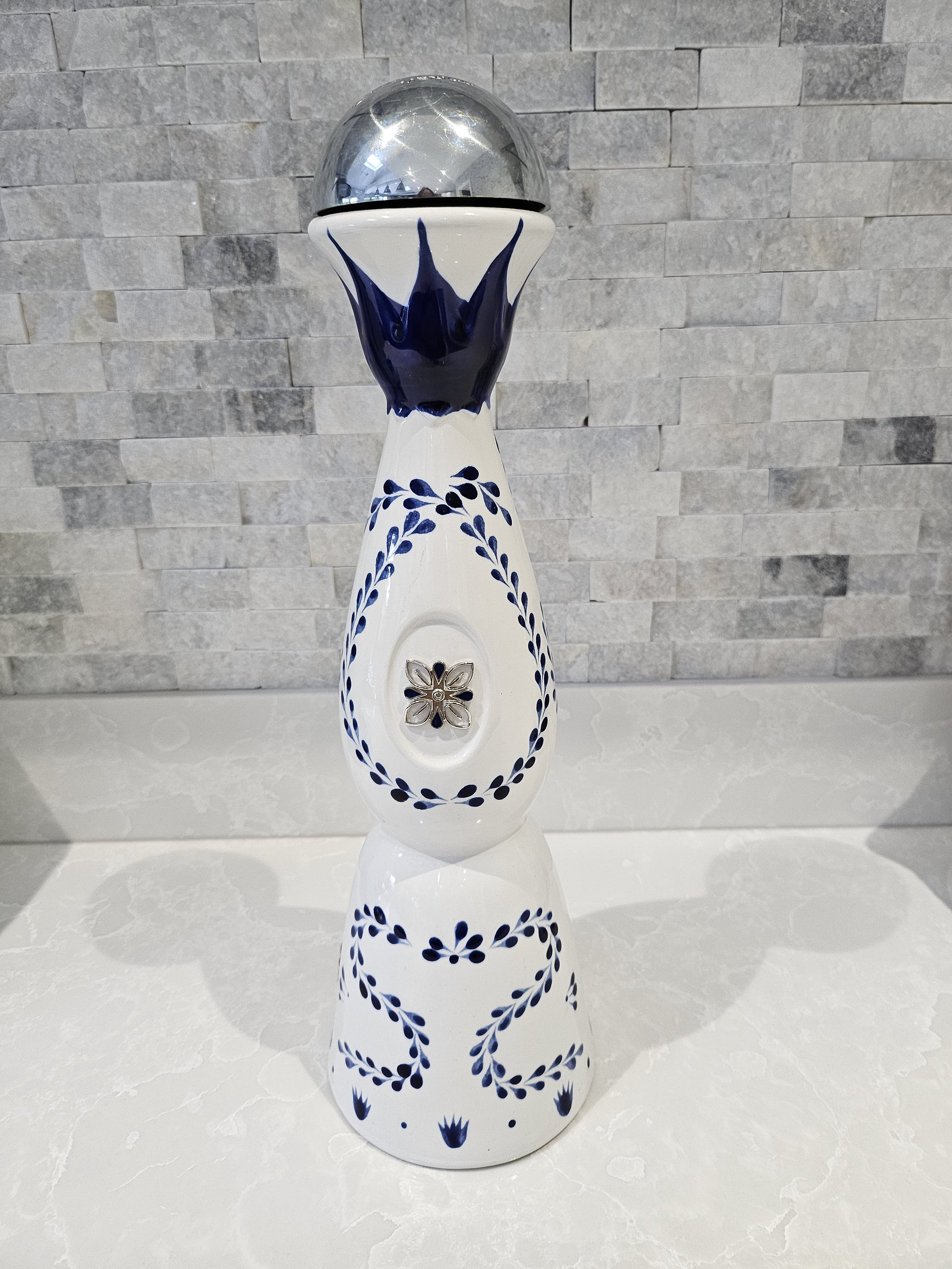 Tequila Clase Azul Reposado Bottle - Empty & Decorative. With