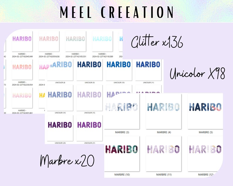 Modèle complet pour emballage Haribo, template gabarit en téléchargement 454 image modèle de logo, clipart HARIBO image 2