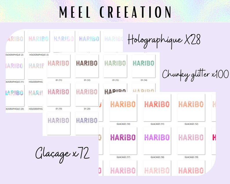 Modèle complet pour emballage Haribo, template gabarit en téléchargement 454 image modèle de logo, clipart HARIBO image 3