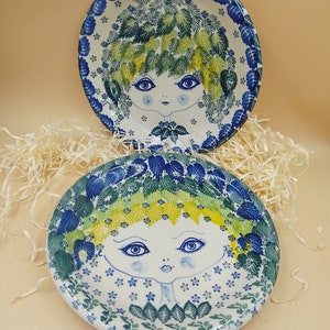 Hand-painted plates image 1