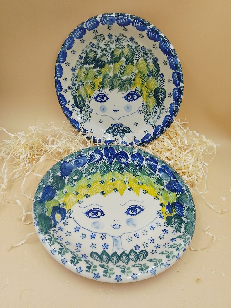 Hand-painted plates image 1