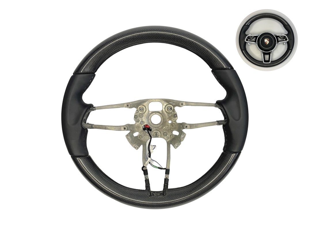 Porsche Carbon Fiber Steering Wheel for Macan Cayenne Etsy
