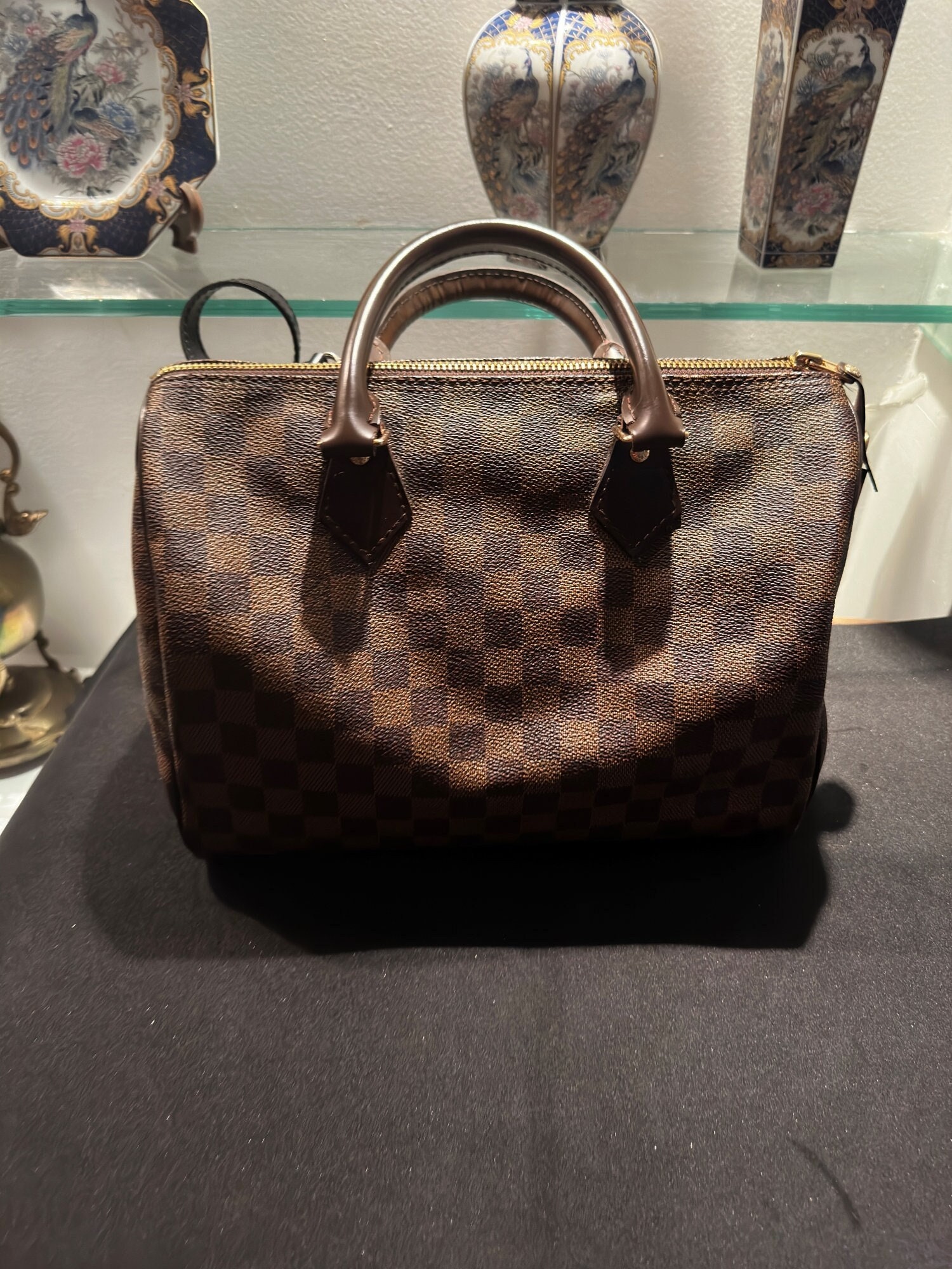 Authentic Louis Vuitton Damier Ebene Speedy 30 Bag – Tracesilver