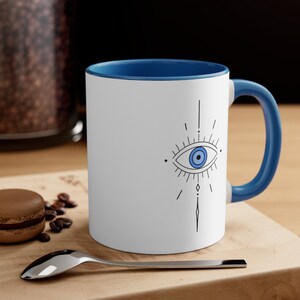 Evil Eye Coffee Mug, 11oz