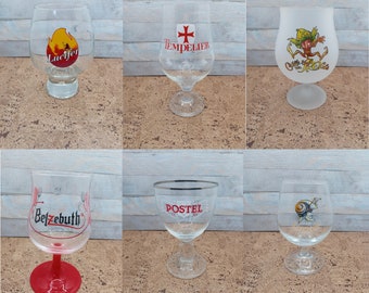 Verres à bière vintage de collection