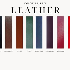 Leather Reserved Table Sign: Restaurant Wedding Decor image 8