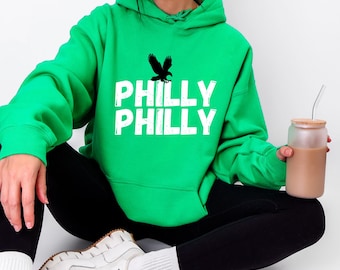 Philly Philly Sweatshirt | Eagles Football Rundhalsausschnitt | Philadelphia Game Day Pullover für Frauen | Philly Fan Geschenk