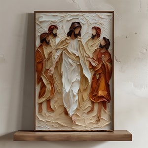 Printable Christian Art - The Transfiguration of Jesus - High-Resolution Digital Download