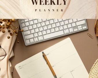 Digital Minimalist Weekly Planner